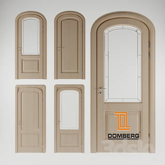 Doors with arched elements Domberg 3D Model