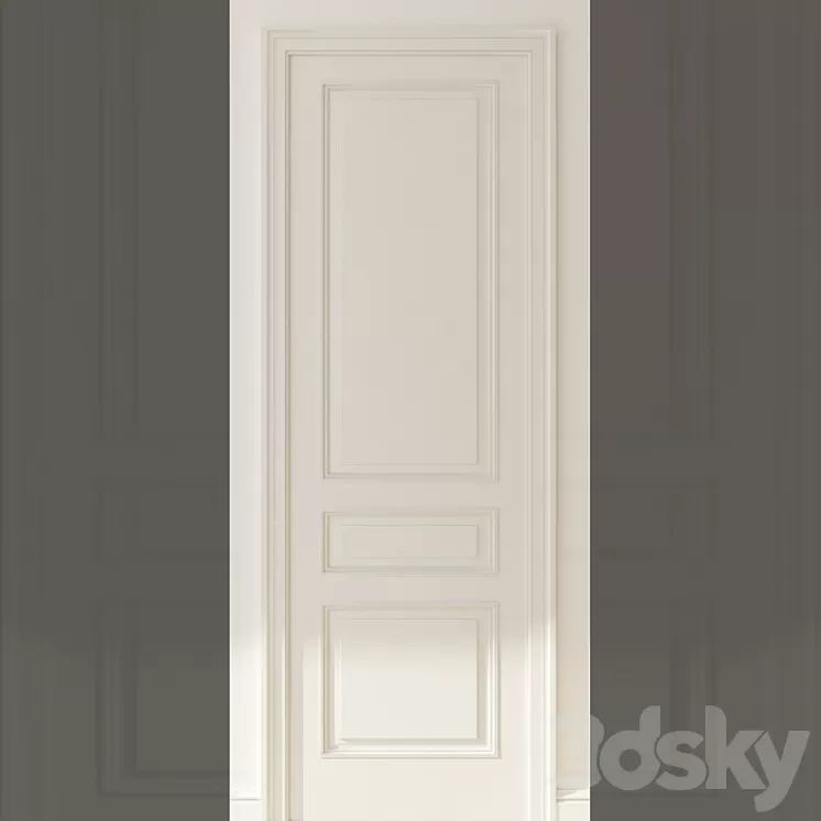 Doors with frames 3D Model