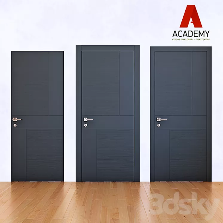 Doors_Academy_Scandi_1 3D Model