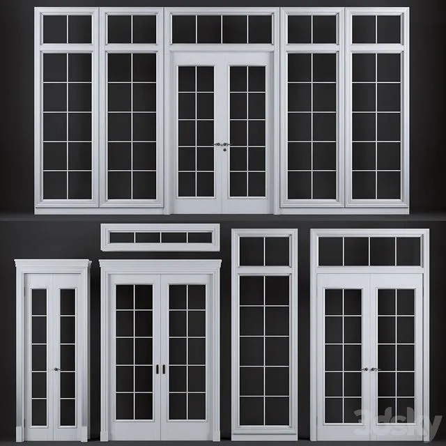 Doors_set_01 3D Model