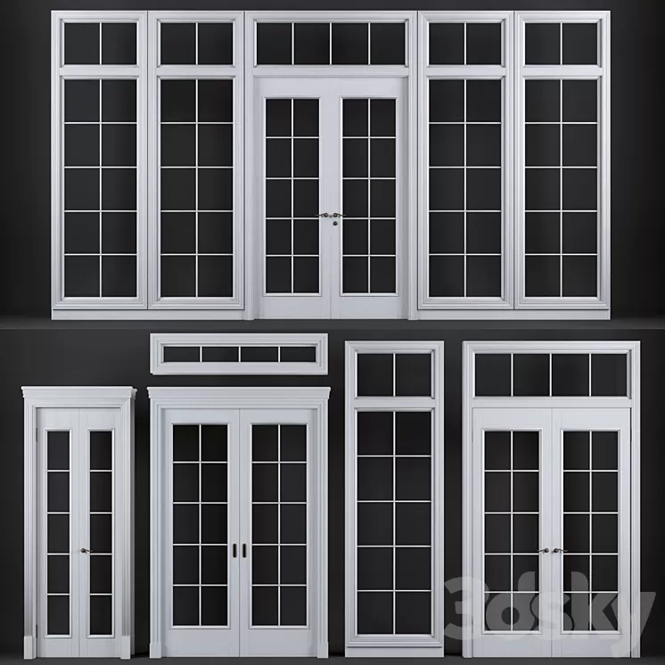 Doors_set_01 3D Model