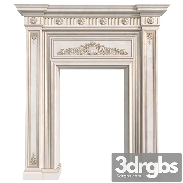 Doorway in classic style with decorative plaster. door portal. classic doorway.classic architecture arch.arched doorway Doorway in classic style with decorative plaster. door portal. classic doorway.classic architecture arch.arched doorway