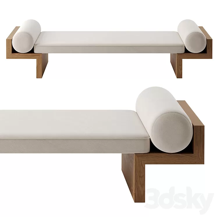 DORA daybed by Falsasquadra 3D Model DORA daybed by Falsasquadra 3D Model