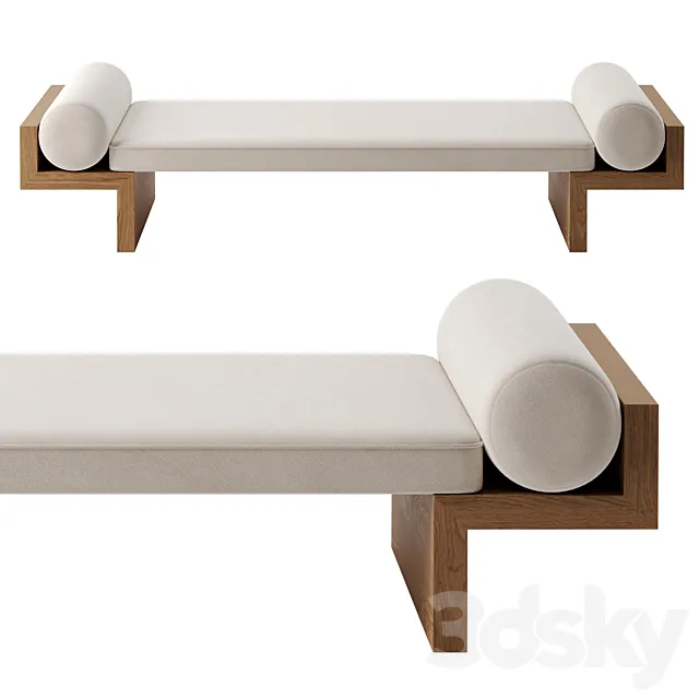 DORA daybed by Falsasquadra 3DModel DORA daybed by Falsasquadra 3DModel