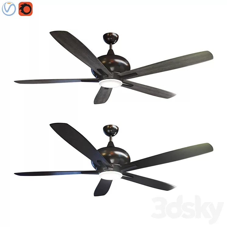 Doren ceiling fan 3D Model Doren ceiling fan 3D Model