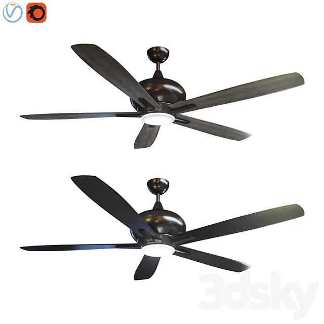 Doren ceiling fan 3DModel Doren ceiling fan 3DModel