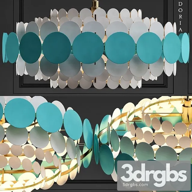 Doria leuchten hanging lamp 3D Model Download
