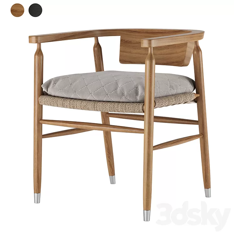 Doris chair by Flexform 3D Model 3DSKY Decor Helper