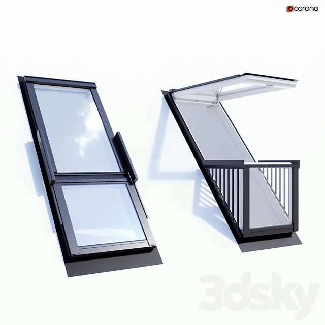 Dormer window (balcony) 3DModel