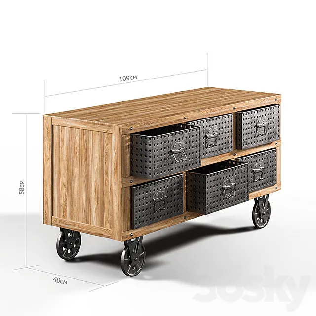 Dot&Bo Grover Cabinet 3DModel