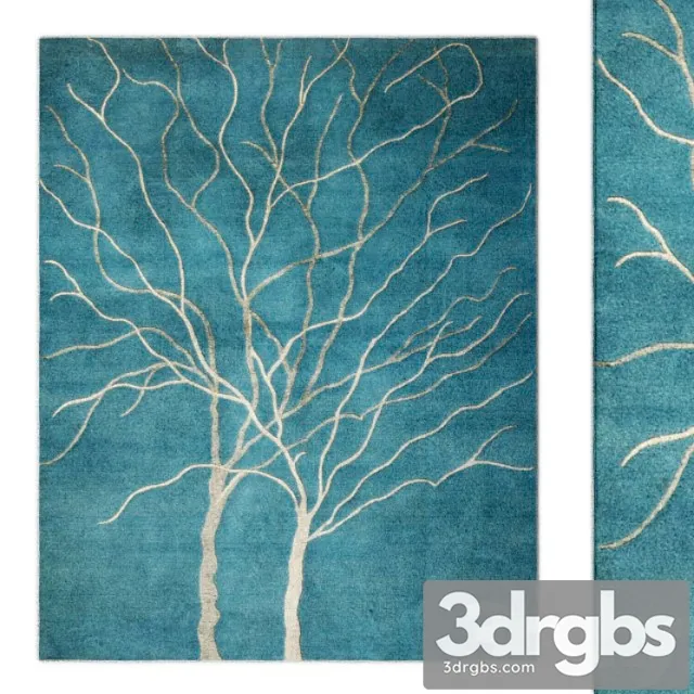 Double arbre de vie rug 3D Model Download