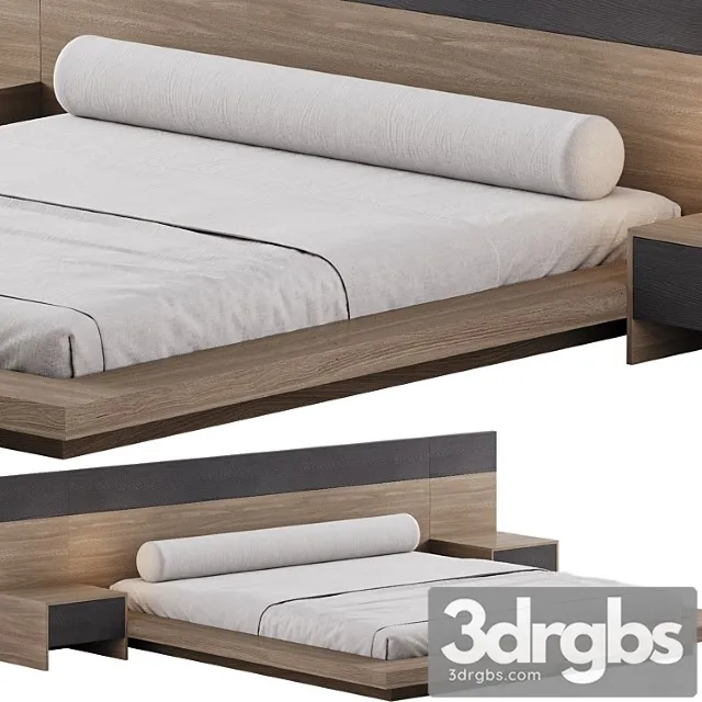 Double Bed 04 1 3D Model Download