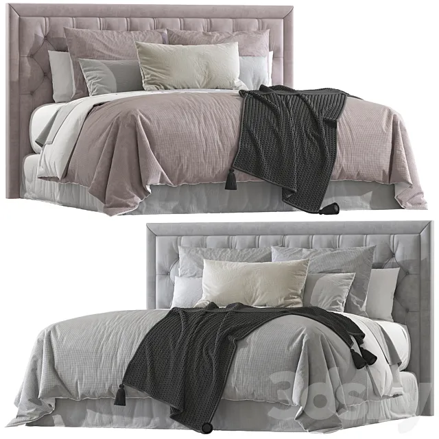 Double bed 115 3D Model Double bed 115 3D Model