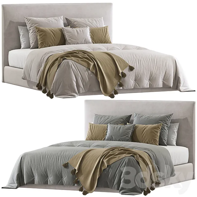 Double bed 116. 3D Model Double bed 116. 3D Model