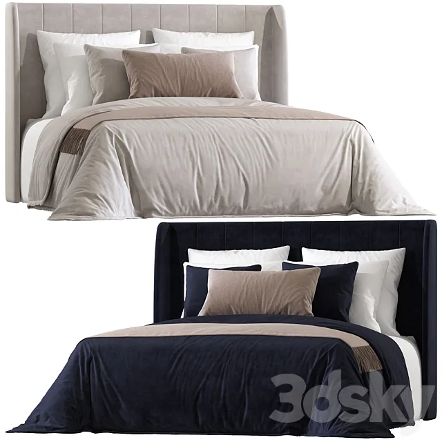 Double bed 142. 3D Model Double bed 142. 3D Model