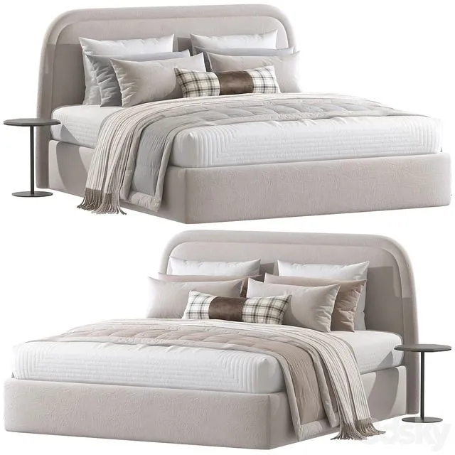 Double bed 77 3D Model Double bed 77 3D Model