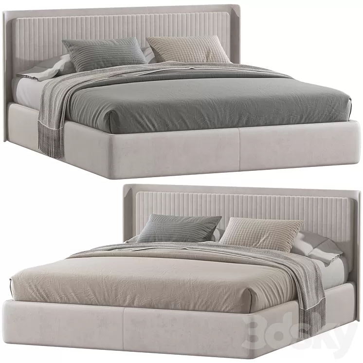 Double bed 88 3D Model