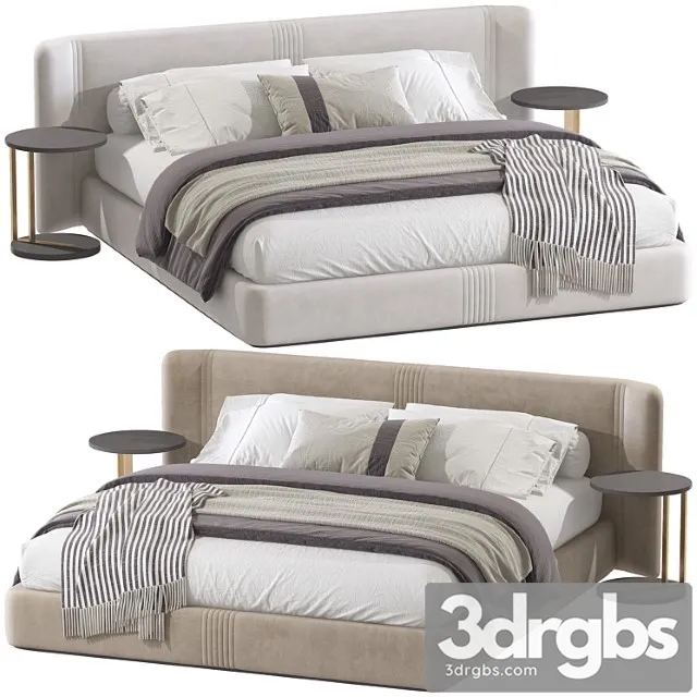 Double bed 96. 2 3D Model Download