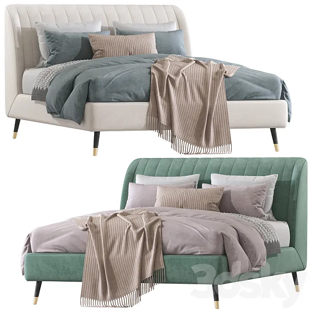 Double bed 97. 3D Model Double bed 97. 3D Model