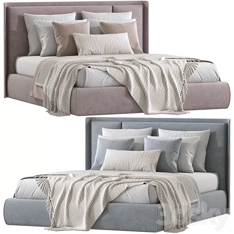 Double bed Most 150. 3D Model Free Download