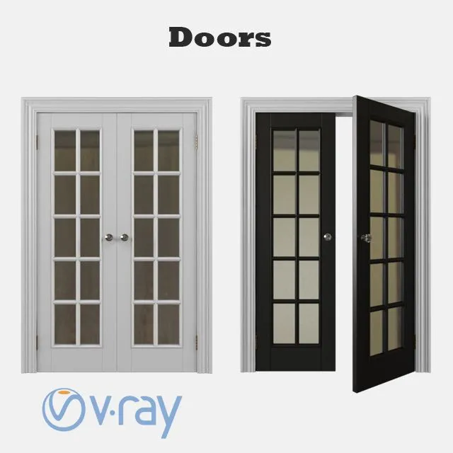 Double door 3D Model