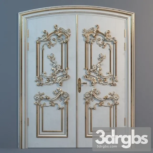 Double door Ezio Bellotti 3D Model Download