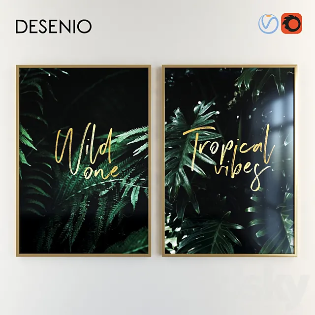 Double Posters Vol.18 3D Model Double Posters Vol.18 3D Model