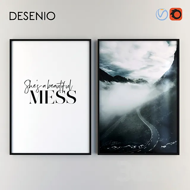 Double Posters Vol.40 3D Model Double Posters Vol.40 3D Model