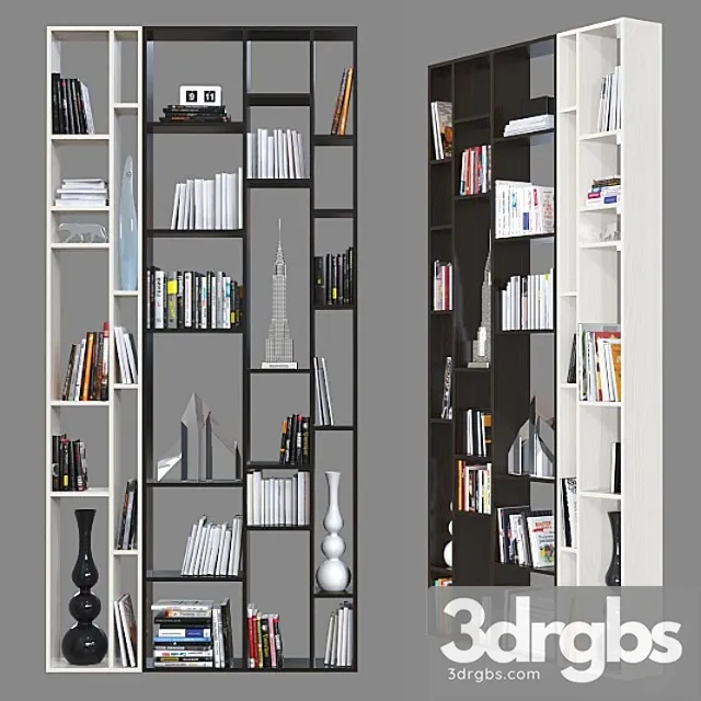 Double-sided shelving 011. 2 3D Model Download Double-sided shelving 011. 2 3D Model Download