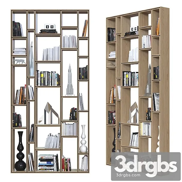 Double-sided shelving 013. 2 3D Model Download Double-sided shelving 013. 2 3D Model Download