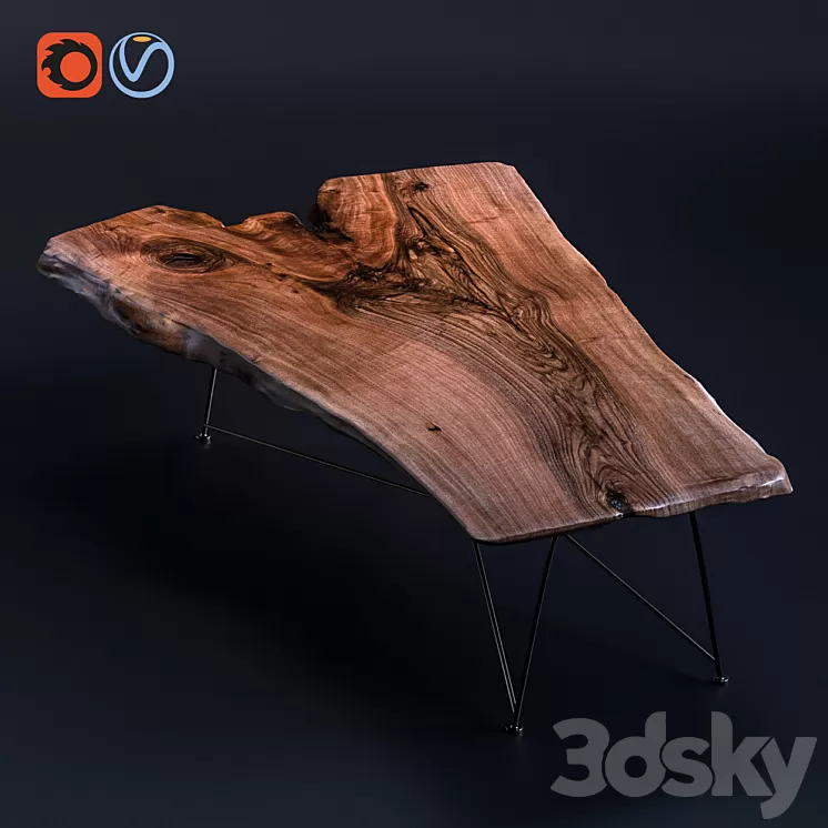 Double Slab | Slab Table 3D Model Double Slab | Slab Table 3D Model