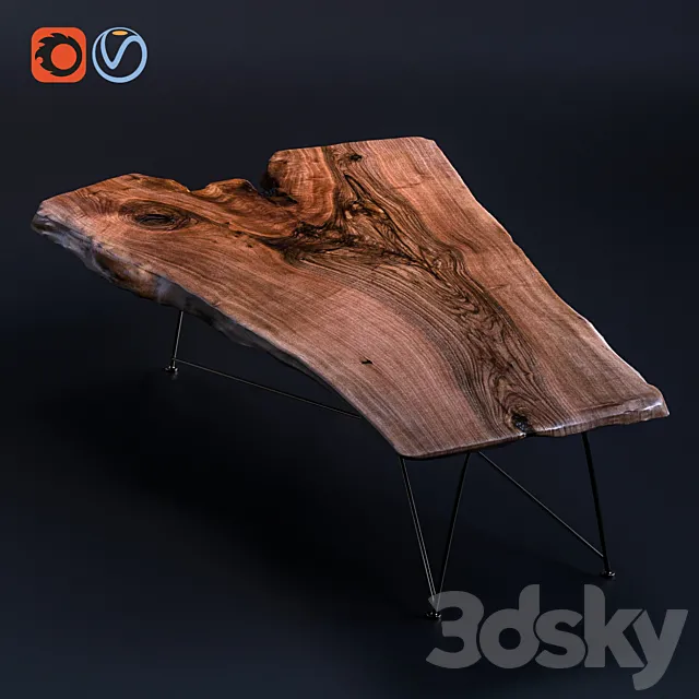 Double Slab | Slab Table 3DModel