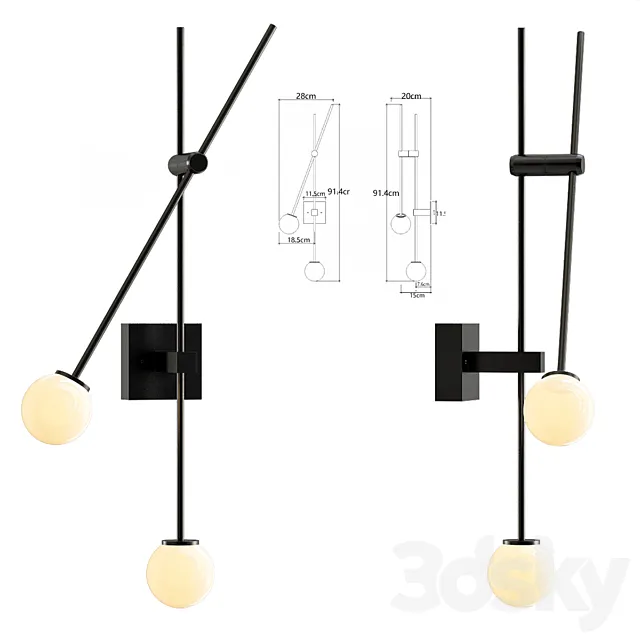 DOUBLE STRIP 3D Model DOUBLE STRIP 3D Model