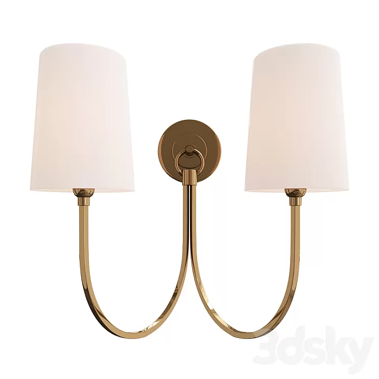 DOUBLE SWAG SCONCE – 2 LIGHT 3D Model Free Download