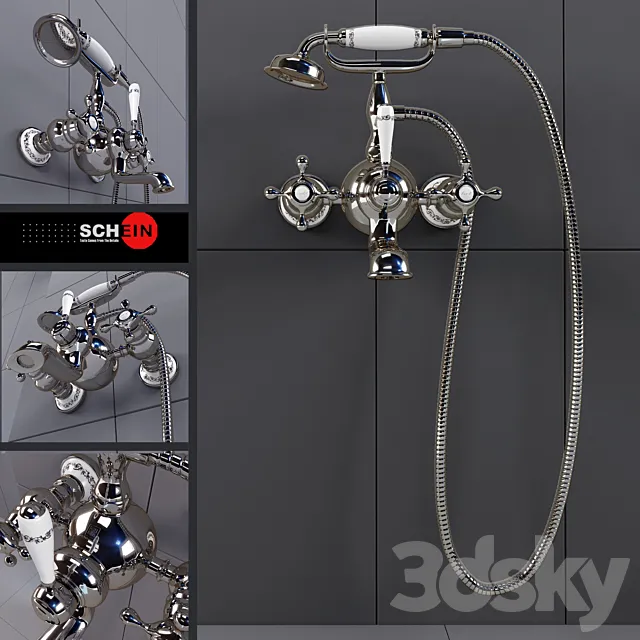 Double Wishbone mixer Schein 3D Model