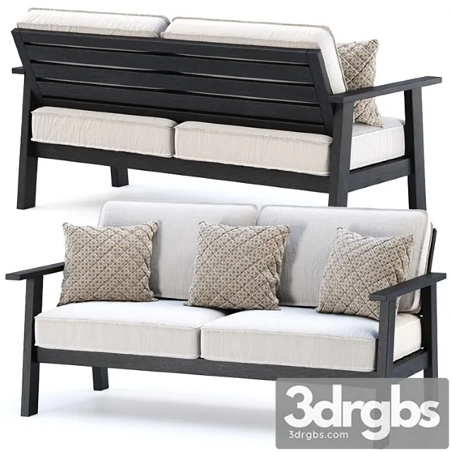 Double wooden garden sofa Double wooden garden sofa