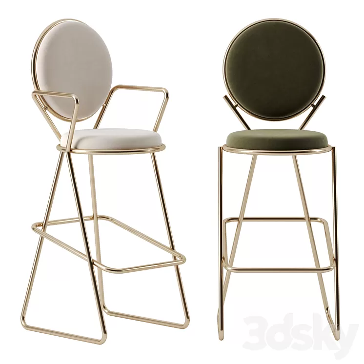 Double Zero barstool by Moroso 3D Model Free Download
