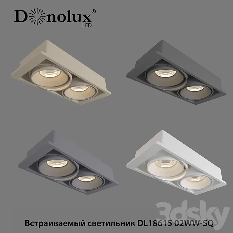 Downlights DL18615 02WW-SQ 3D Model