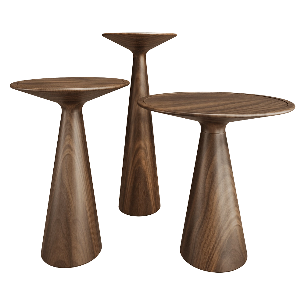 Draenert – Coffee & Side tables Figura 3D Model Draenert – Coffee & Side tables Figura 3D Model