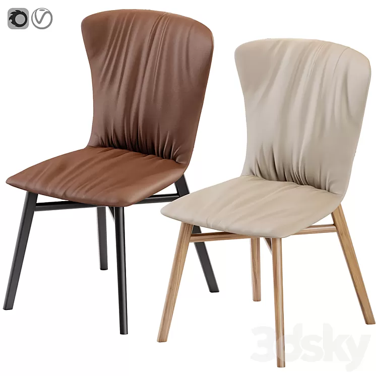 Draenert DEXTER Chair 2 3D Model Draenert DEXTER Chair 2 3D Model