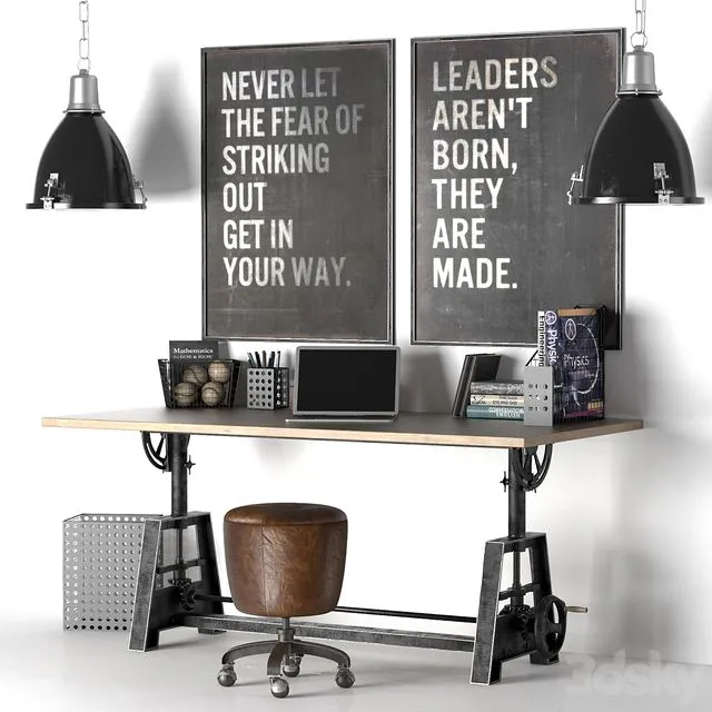 DRAFTSMAN’S DESK 3D Model