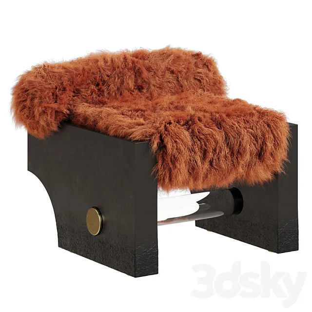 Draga & Aurel Rive armchair 3D Model