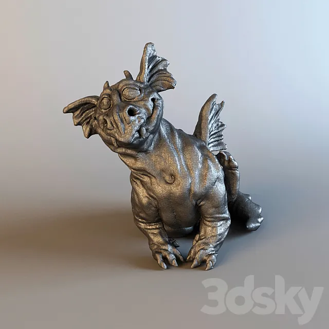 Dragon statuette 3DModel