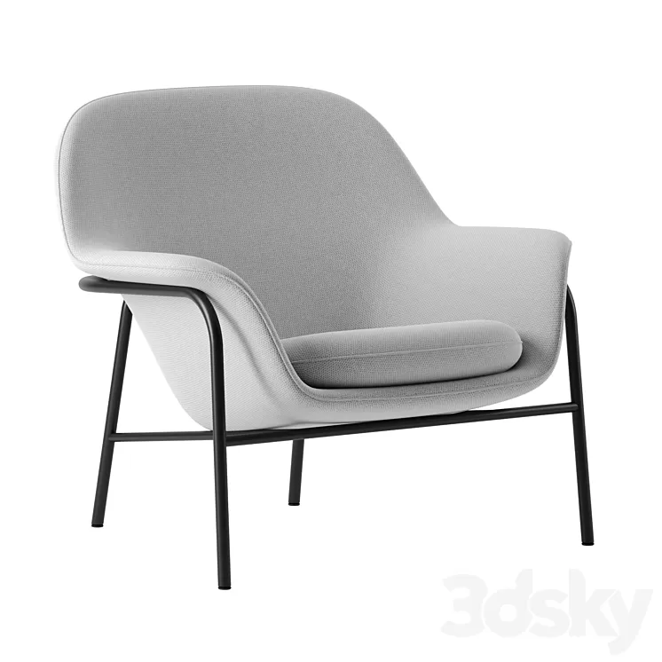 Drape Lounge Chair by Normann Copenhagen 3D Model Free Download