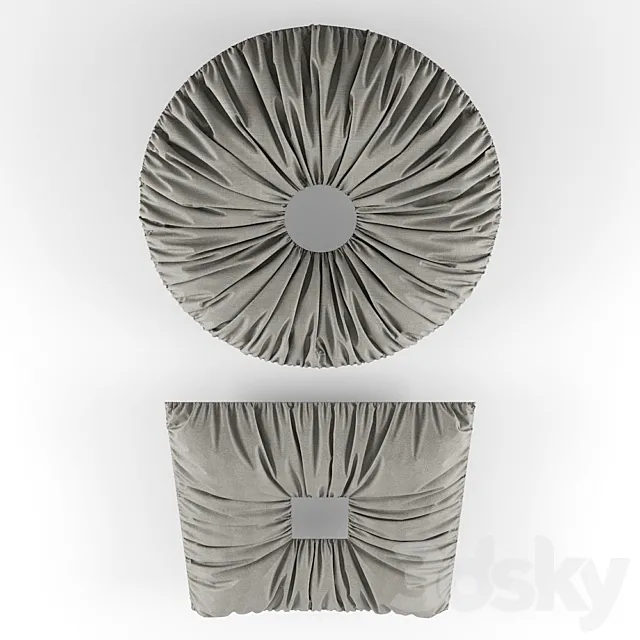 Drapery 3D Model Drapery 3D Model