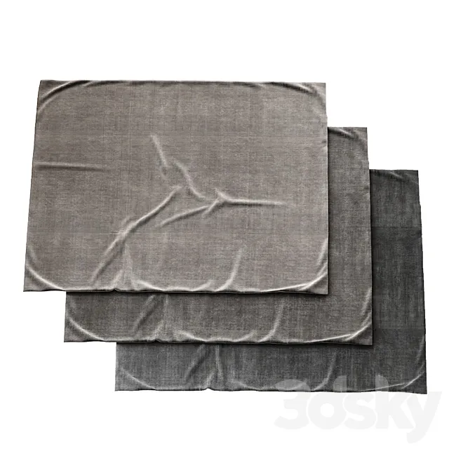 Drapery carpet 3D Model Drapery carpet 3D Model