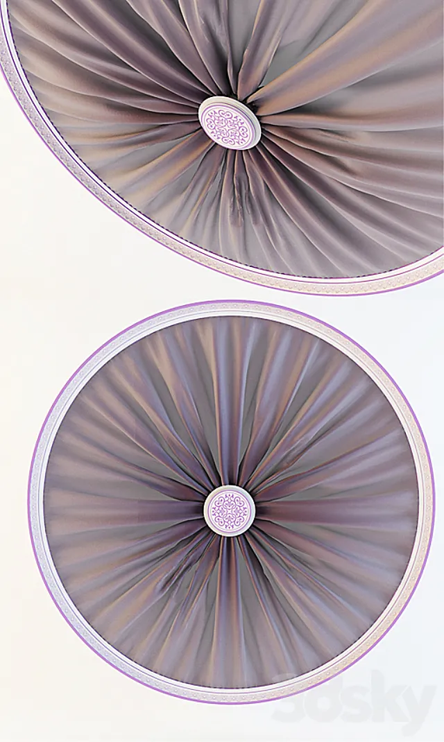 Drapery on the ceiling 3DModel