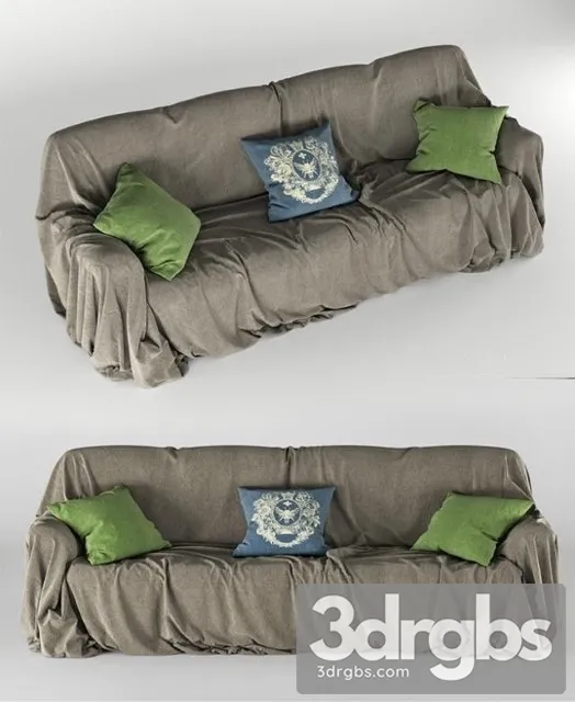 Drapery Sofa 3D Model Download Drapery Sofa 3D Model Download