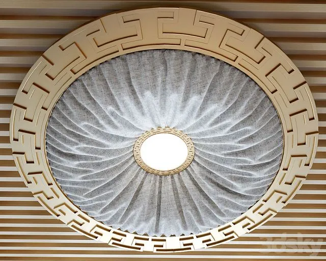 Draping the ceiling 3D Model