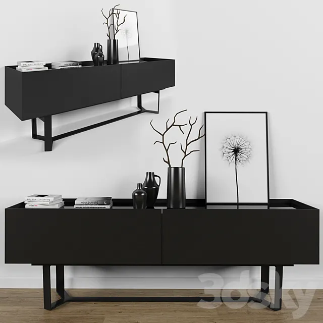 Drawer for living room MORE PERO 3D Model